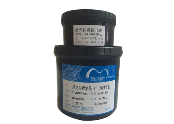 Chine la soudure bleue de couleur de Photoimageable de finesse de 8µM de masque liquide de soudure résistent à l'encre fournisseur