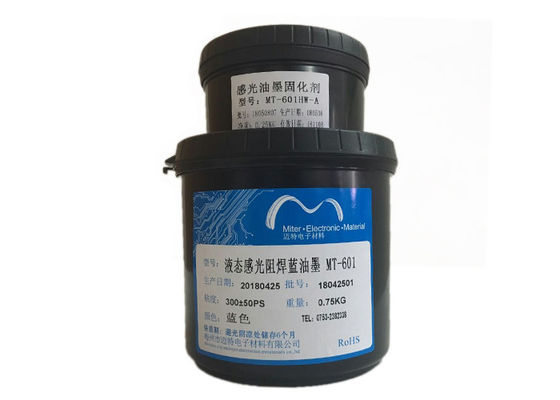 Chine Anti gravure à l'eau-forte alcaline de couleur bleue résistent à l'encre avec l'impression multi de jet de carte PCB de couche fournisseur
