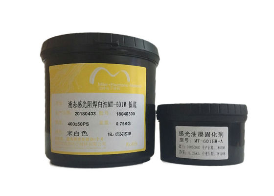 Chine Couleur blanche de photo d'image de masque photosensible liquide de soudure avec la chaleur/résistance chimique fournisseur