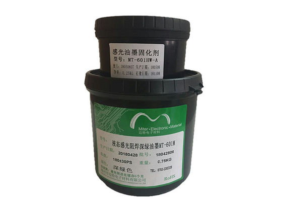 Chine Encre vert-foncé de masque de soudure de carte PCB de couleur pour l'image liquide ROHS, certification de photo de GV fournisseur