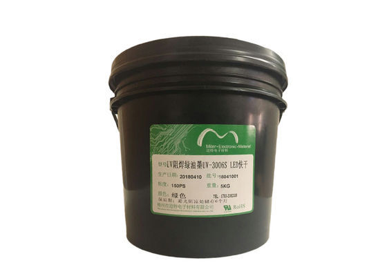 Chine Mi encre durcissable UV de carte PCB de masque de soudure de couleur verte avec à forte adhésion fournisseur