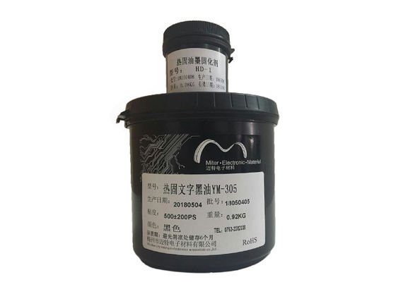 Chine Encre UV de carte PCB de couleur blanche et noire de carte PCB d'encre à marquer durcissable thermique fournisseur