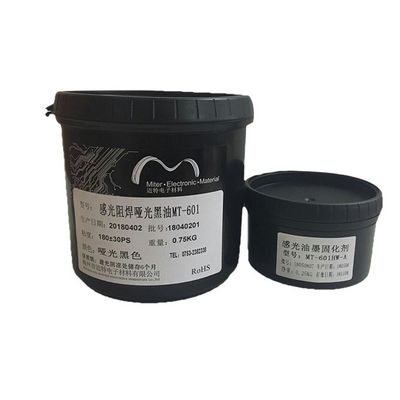 Chine Haute gravure à l'eau forte adhésive de Photoimageable résistent à l'encre, encre noire de carte PCB pour l'industrie de carte PCB fournisseur